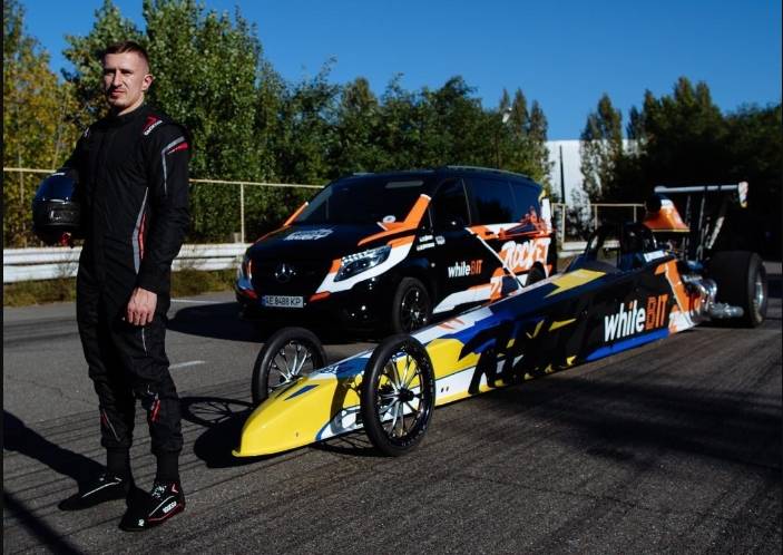 The White Rocket dragster from Ukraine